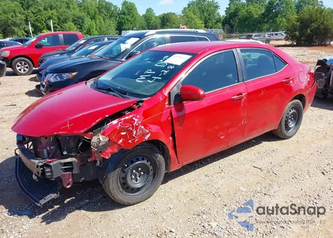 2017 Toyota Corolla Le z USA, uszkodzony, nr VIN 2T1BURHE4HC799719